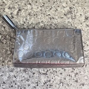 Michael Kors Silver Clutch Purse